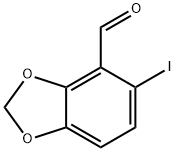 1,3-Benzodioxole-4-carboxaldehyde, 5-iodo-