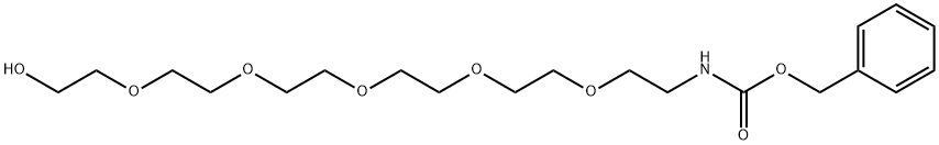 CbzNH-PEG6-OH Struktur