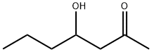 2-Heptanone, 4-hydroxy- Struktur