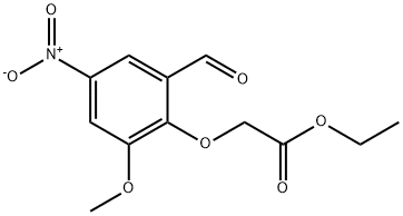 Acetic acid, 2-(2-formyl-6-methoxy-4-nitrophenoxy)-, ethyl ester