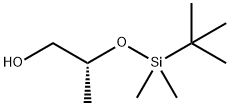 (R)-2-(tert-Butyl-dimethyl-silanyloxy)-propan-1-ol Struktur