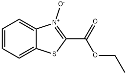 2-Benzothiazolecarboxylicacid,ethylester,3-oxide(8CI,9CI) Struktur