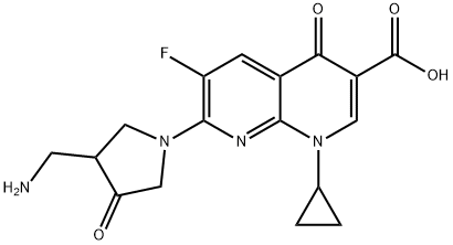 Gemifloxacin 4-Oxo Impurity Struktur