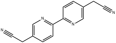 BIPY531, 2,2'-([2,2'-Bipyridine]-5,5'-diyl)diacetonitrile Struktur