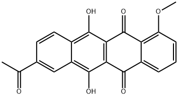 Dianhydrodaunomycinone Struktur