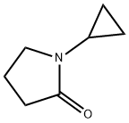 2-Pyrrolidinone, 1-cyclopropyl- Struktur