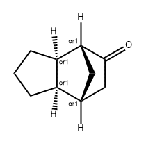 rel-(3aR,4R,7R,7aR)-octahydro-5H-4,7-methanoinden-5-one Struktur