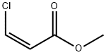 2-Propenoic acid, 3-chloro-, methyl ester, (2Z)- Struktur