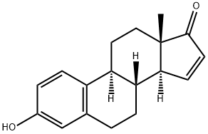 15,16-Dehydroestrone Struktur