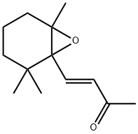 3-Buten-2-one, 4-(2,2,6-trimethyl-7-oxabicyclo[4.1.0]hept-1-yl)-, (3E)- Struktur