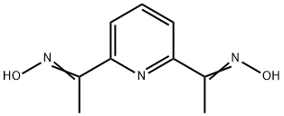 Ethanone, 1,1'-(2,6-pyridinediyl)bis-, 1,1'-dioxime Struktur