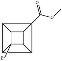 Methyl (1S,2R,3R,8S)-4-bromocubane-1-carboxylate Struktur