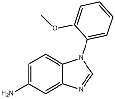 1-(2-methoxyphenyl)-1H-benzo[d]imidazol-5-amine Struktur