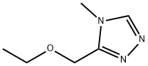 4H-1,2,4-Triazole, 3-(ethoxymethyl)-4-methyl- Struktur