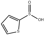 2-Thiophenesulfinic acid Struktur