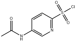 2-Pyridinesulfonyl chloride, 5-(acetylamino)- Struktur