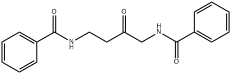 Benzamide, N,N'-(2-oxo-1,4-butanediyl)bis- Struktur