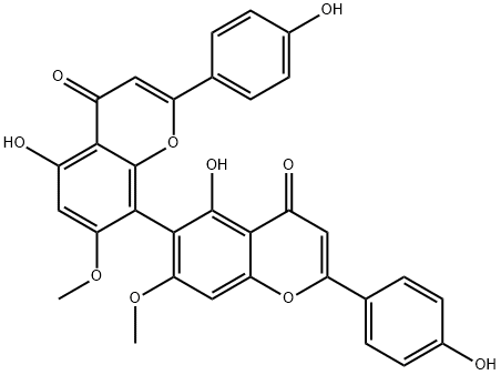 Agathisflavone-7,7”-dimethyl ether Struktur