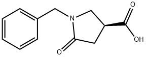 (3S)-1-benzyl-5-oxopyrrolidine-3-carboxylic acid Struktur