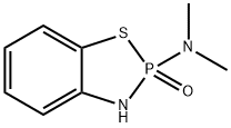 N,N-dimethyl-2-oxo-3H-1,3,2$l^{5}-benzothiazaphosphol-2-amine Struktur