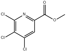 2-Pyridinecarboxylic acid, 4,5,6-trichloro-, methyl ester Struktur