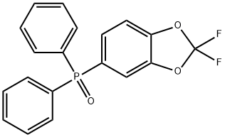 Phosphine oxide, (2,2-difluoro-1,3-benzodioxol-5-yl)diphenyl- Struktur