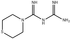 4-Thiomorpholinecarboximidamide,N-(aminoiminomethyl)-(9CI) Struktur