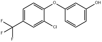 Phenol, 3-[2-chloro-4-(trifluoromethyl)phenoxy]- Struktur