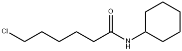 Hexanamide, 6-chloro-N-cyclohexyl- Struktur