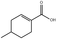 4-methylcyclohex-1-ene-1-carboxylic acid Struktur