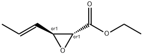 Oxiranecarboxylic acid, 3-(1E)-1-propenyl-, ethyl ester, (2R,3S)-rel- (9CI) Struktur