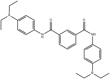 1-N,3-N-bis[4-(diethylamino)phenyl]benzene-1,3-dicarboxamide Struktur