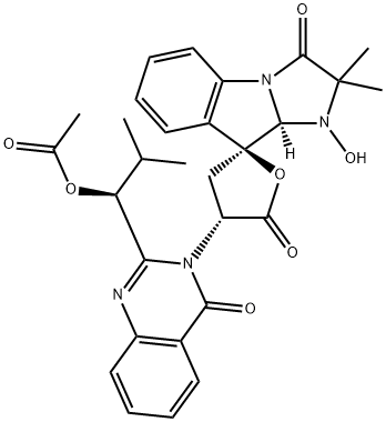 tryptoquivaline Struktur