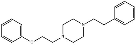 1-Phenethyl-4-(2-phenoxyethyl)piperazine dihydrochloride Structure