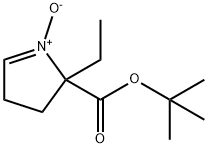 2H-Pyrrole-2-carboxylicacid,2-ethyl-3,4-dihydro-,1,1-dimethylethylester,1-oxide(9CI) Struktur