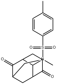 N-(4,8-Dioxotricyclo[3.3.1.13,7]decan-2-yl)-N,4-dimethylbenzenesulfonamide Struktur