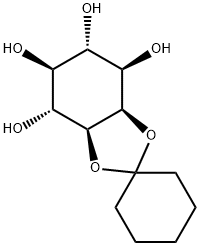 2,3-O-Cyclohexylidene-D-myo-inositol Struktur