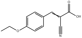 2-Propenoicacid,2-cyano-3-(4-ethoxyphenyl)-(9CI) Struktur