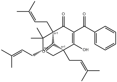 (±)-Clusianone Struktur