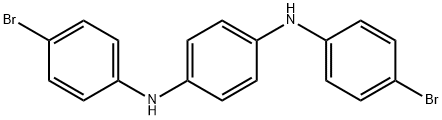 1,4-BenzenediaMine, N1,N4-bis(4-broMophenyl)-
1,4-BenzenediaMine, N,N'-bis(4-broMophenyl)- (9CI) Struktur