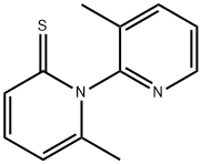 [1(2H),2-Bipyridine]-2-thione,  3,6-dimethyl- Struktur