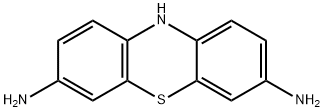 10H-Phenothiazine-3,7-diamine Struktur