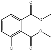 1,2-Benzenedicarboxylic acid, 3-chloro-, 1,2-dimethyl ester Struktur