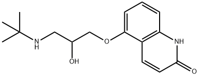 Dehydrocarteolol Hydrochloride Struktur