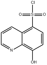 5-Quinolinesulfonylchloride,8-hydroxy-(9CI) Struktur