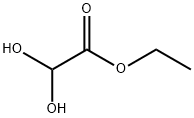 Acetic acid, 2,2-dihydroxy-, ethyl ester Struktur