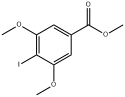 Benzoic acid, 4-iodo-3,5-dimethoxy-, methyl ester Struktur