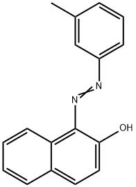 2-Naphthalenol, 1-[2-(3-methylphenyl)diazenyl]- Struktur