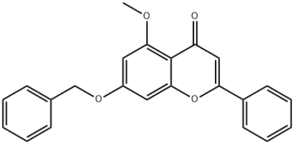 7-(benzyloxy)-5-methoxy-2-phenyl-4H-chromen-4-one Struktur