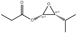 Oxiranol,3-(1-methylethyl)-,propanoate,(2R,3R)-rel-(9CI) Struktur